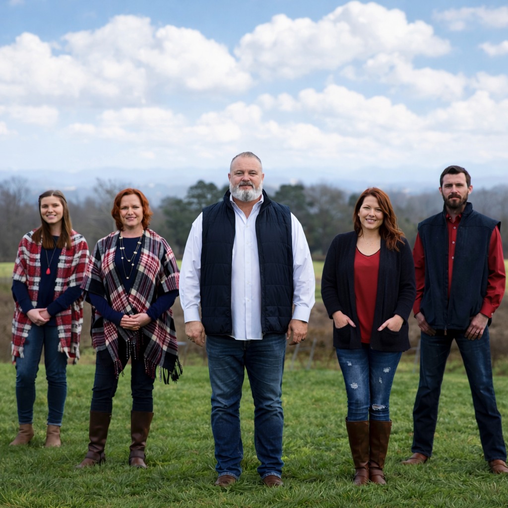 Doug Bailey with his family – McMinn County Circuit Court Clerk candidate